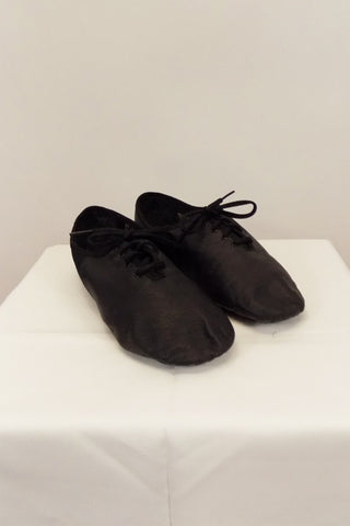 G-21 Black Flat Oxford Lace-Up Character/Jazz Shoe, SIze 7