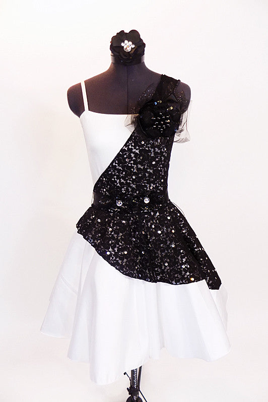 Casablanca, Black & White Lace, Lyrical or Jazz Costume, For Sale Once More From The Top Casablanca, Black & White Lace, Lyrical or Jazz Costume, For Sale Once More From The Top