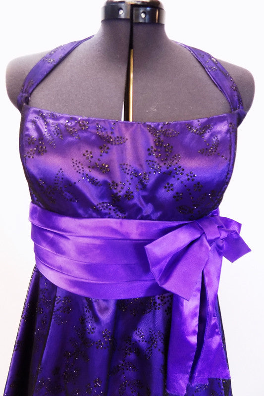 Purple and Black Lace, Prom Dress, For Sale Once More From The Top Purple and Black Lace, Prom Dress, For Sale Once More From The Top