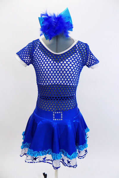 Dixie-Land Blues, Blue Mesh Dance Costume, For Sale – Once More From The Top