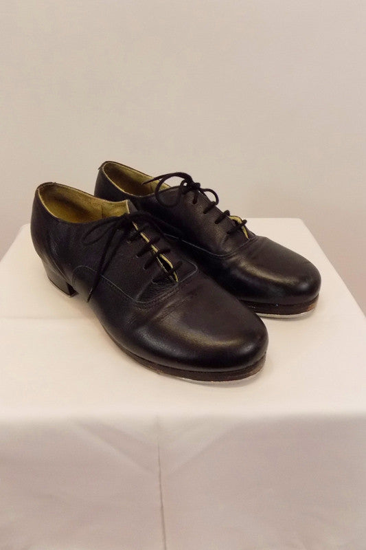 Tap Shoe So Danca TA-800 Pro Black Hard Sole Size 9.5M Adult
