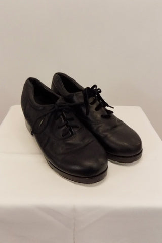 Tap Shoe Capezio Premiere K540 Black Hard Sole Lace-Up Size 9