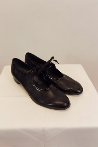 Tap Shoe London, Black Patent Leather 1/2" Heel Starter Shoe