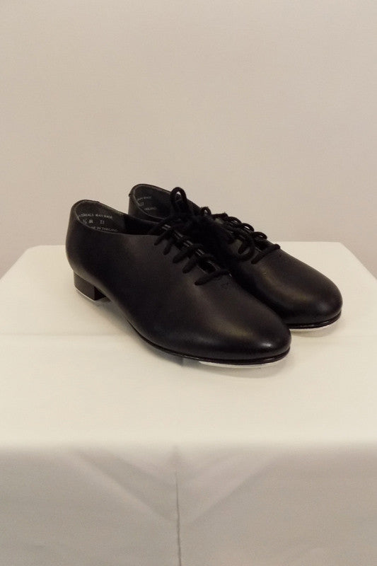 Tap Shoe Capezio Black Hard Sole Lace-Up Style 442B Size 3.5M