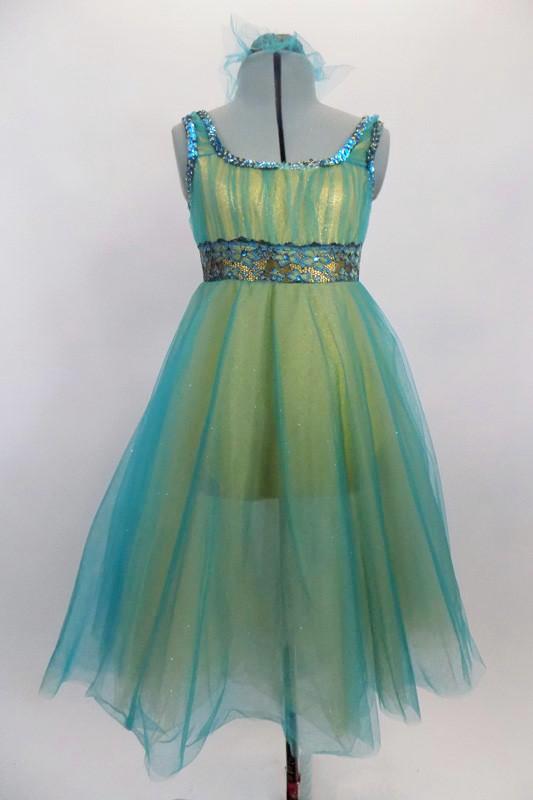 Appalachian Spring, Teal & Gold, Ballet/Lyrical Dress, For Sale Once More From The Top Appalachian Spring, Teal & Gold, Ballet/Lyrical Dress, For Sale Once More From The Top