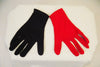 Red and black gloves