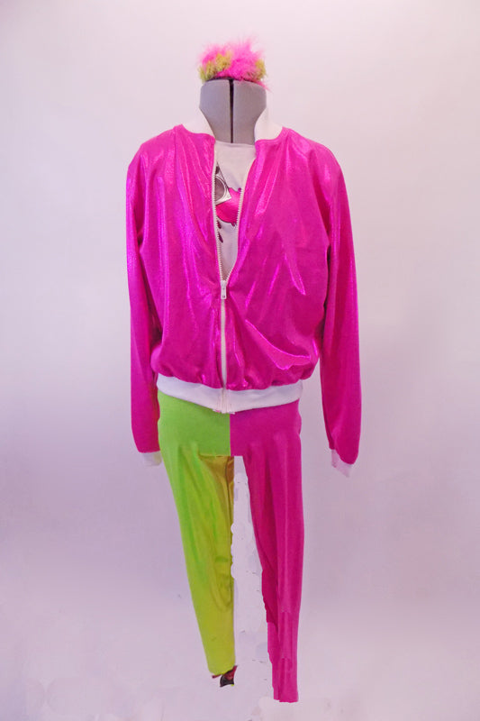 Legally Blonde, Pink Jacket, Lime-Pink Leggings & T-Shirt, For Sale – Once  More From The Top