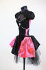 jazz or tap costume black / pink  side