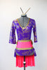 jazz costume, for sale purple front