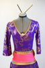 jazz costume, for sale purple front